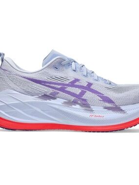 Asics Women's Running Shoe in Light Lavender with Purple and Coral Accents